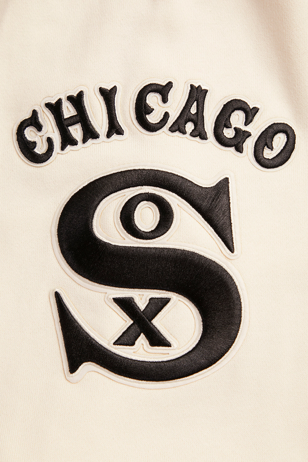 MLB CHICAGO WHITE SOX RETRO CLASSIC CHANDAIL À CAPUCHON POUR HOMME (COQUILLE D'ŒUF/NOIR)