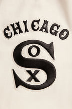 MLB CHICAGO WHITE SOX RETRO CLASSIC CHANDAIL À CAPUCHON POUR HOMME (COQUILLE D'ŒUF/NOIR)