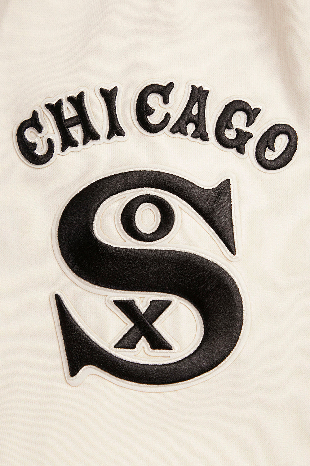 MLB CHICAGO WHITE SOX RETRO CLASSIC CHANDAIL À CAPUCHON POUR HOMME (COQUILLE D'ŒUF/NOIR)