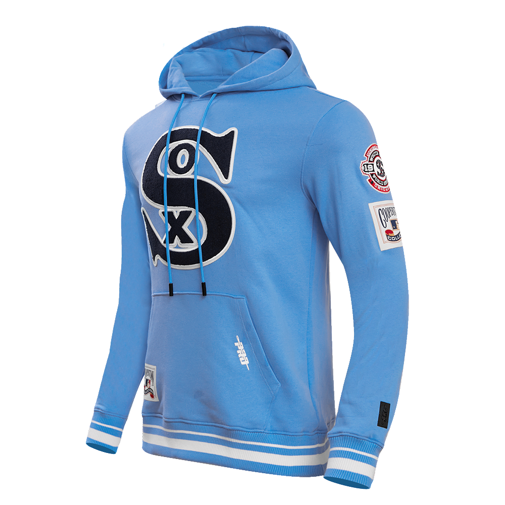 MLB CHICAGO WHITE SOX RETRO CLASSIC CHANDAIL À CAPUCHON POUR HOMME (BLEU UNIVERSITÉ)