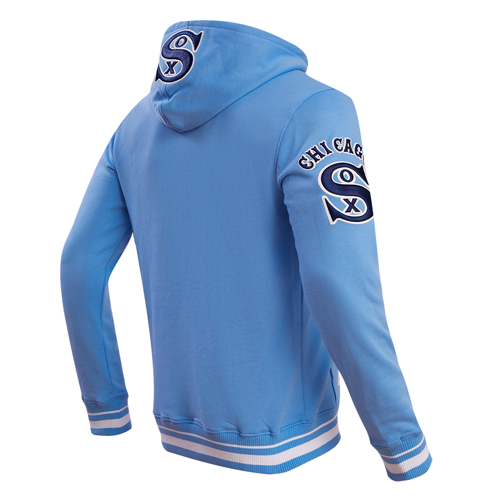 MLB CHICAGO WHITE SOX RETRO CLASSIC MEN'S PULLOVER HOODIE (UNIVERSITY BLUE)