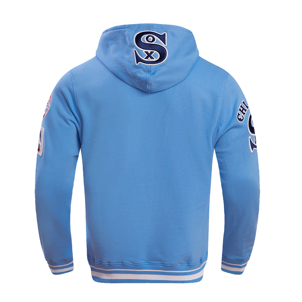 MLB CHICAGO WHITE SOX RETRO CLASSIC MEN'S PULLOVER HOODIE (UNIVERSITY BLUE)