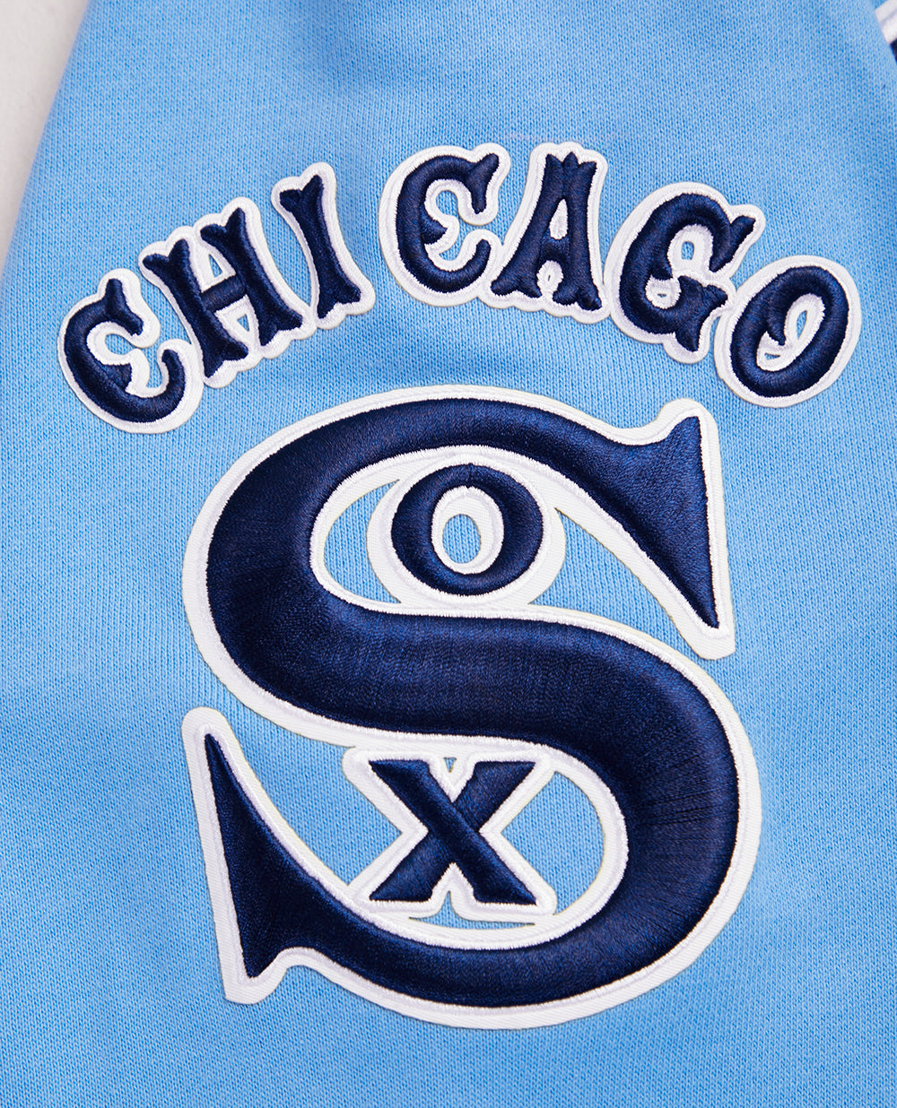 MLB CHICAGO WHITE SOX RETRO CLASSIC MEN'S PULLOVER HOODIE (UNIVERSITY BLUE)