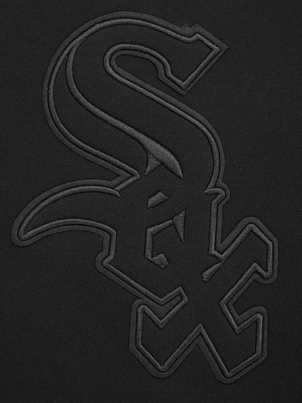 MLB CHICAGO WHITE SOX NEUTRAL CHANDAIL À CAPUCHON EN MOLLETON À ÉPAULES TOMBANTES POUR HOMME (NOIR)
