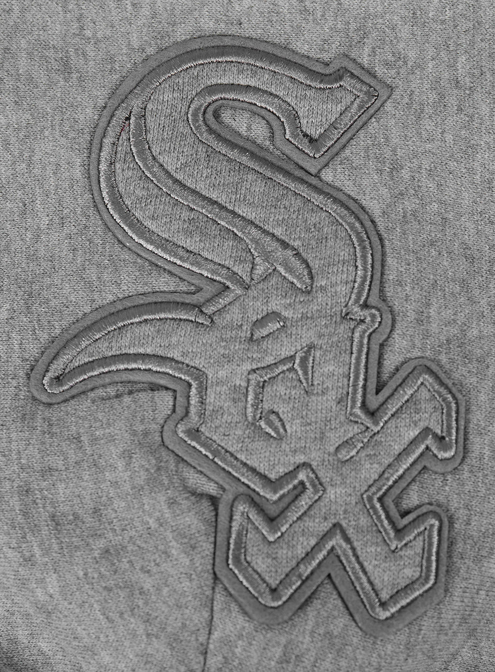 MLB CHICAGO WHITE SOX NEUTRAL CHANDAIL À CAPUCHON EN MOLLETON À ÉPAULES TOMBANTES POUR HOMME (GRIS CHINÉ FONCÉ)