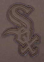 MLB CHICAGO WHITE SOX NEUTRAL MEN'S  DROP SHOULDER FLC PO HOODIE (DARK TAUPE)
