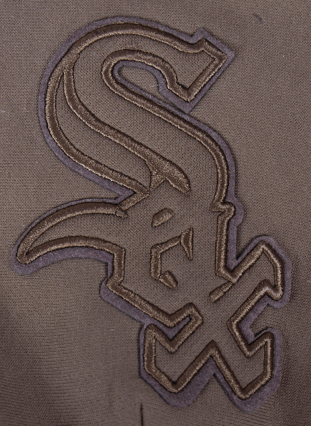 MLB CHICAGO WHITE SOX NEUTRAL MEN'S  DROP SHOULDER FLC PO HOODIE (DARK TAUPE)