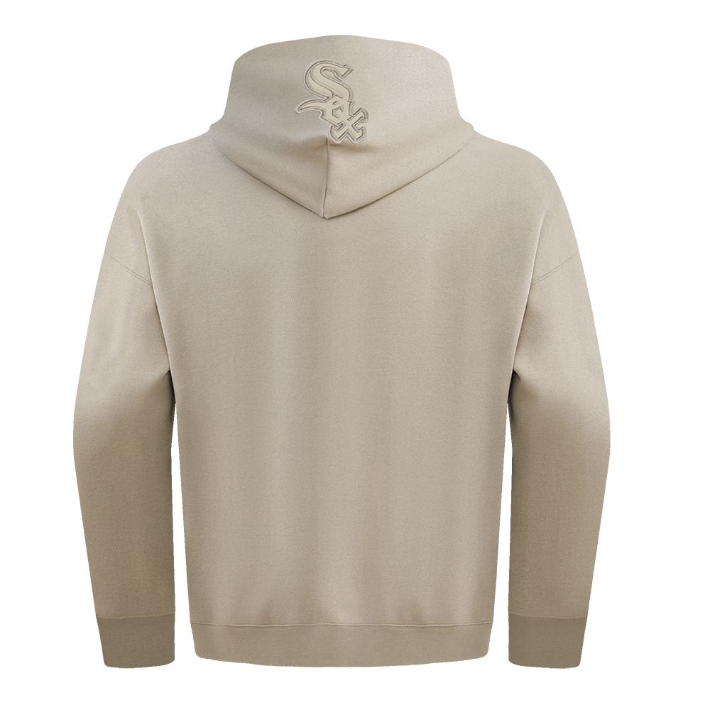 MLB CHICAGO WHITE SOX NEUTRAL MEN'S  DROP SHOULDER FLC PO HOODIE (TAUPE)