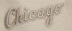 MLB CHICAGO WHITE SOX NEUTRAL MEN'S  DROP SHOULDER FLC PO HOODIE (TAUPE)