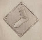 MLB CHICAGO WHITE SOX NEUTRAL MEN'S  DROP SHOULDER FLC PO HOODIE (TAUPE)