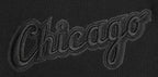 MLB CHICAGO WHITE SOX NEUTRAL MEN'S  DROP SHOULDER FLC CREWNECK (BLACK)