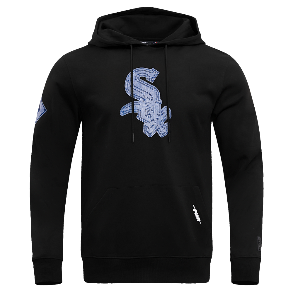 MLB CHICAGO WHITE SOX VARSITY BLUES CHANDAIL À CAPUCHON POUR HOMME (NOIR)