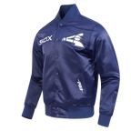 MLB CHICAGO WHITE SOX SOUVENIR BLOUSON EN SATIN POUR HOMME (MARINE)