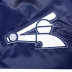 MLB CHICAGO WHITE SOX SOUVENIR BLOUSON EN SATIN POUR HOMME (MARINE)
