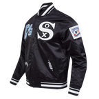 MLB CHICAGO WHITE SOX BEST OF MEN'S RIB SATIN JACKET (BLACK)