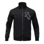MLB CHICAGO WHITE SOX CLASSIC MEN'S TRACK JACKET (BLACK)