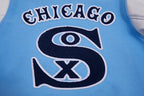 MLB CHICAGO WHITE SOX RETRO CLASSIC MEN'S RIB WOOL VARSITY JACKET (UNIVERSITY BLUE/WHITE)