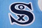 MLB CHICAGO WHITE SOX RETRO CLASSIC MEN'S RIB WOOL VARSITY JACKET (UNIVERSITY BLUE/WHITE)