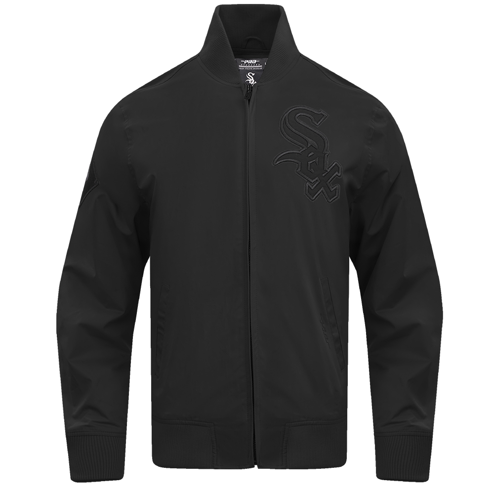 MLB CHICAGO WHITE SOX NEUTRAL MEN'S  TWILL JACKET (BLACK)