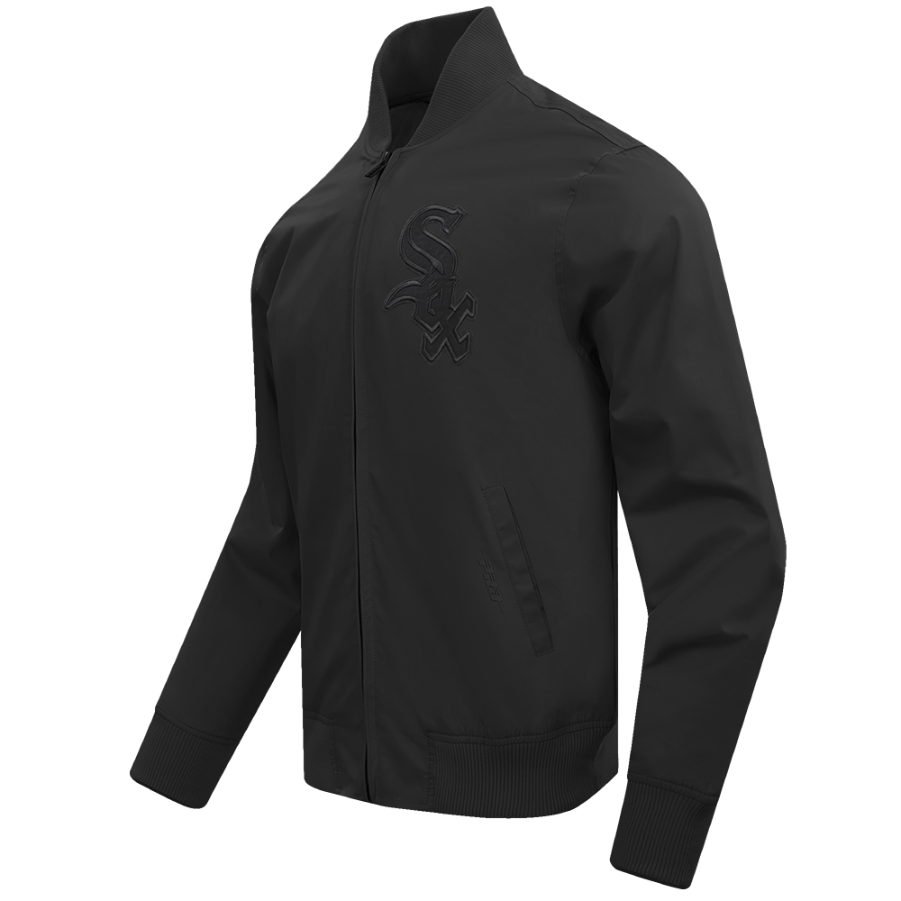 MLB CHICAGO WHITE SOX NEUTRAL MEN'S  TWILL JACKET (BLACK)