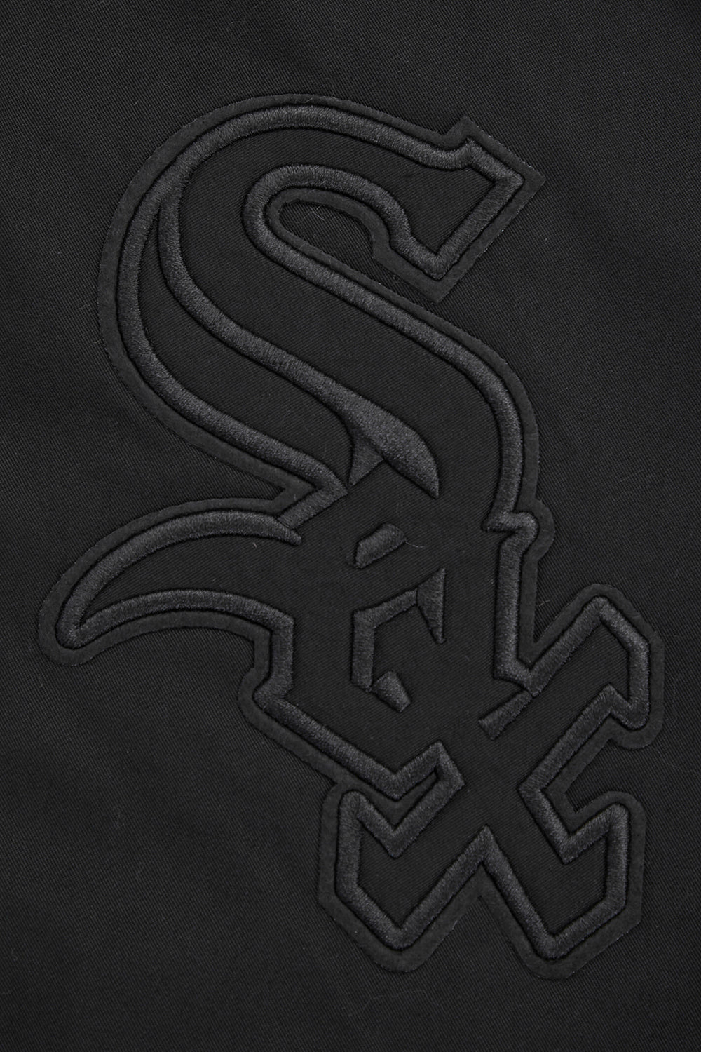 MLB CHICAGO WHITE SOX NEUTRAL MEN'S  TWILL JACKET (BLACK)
