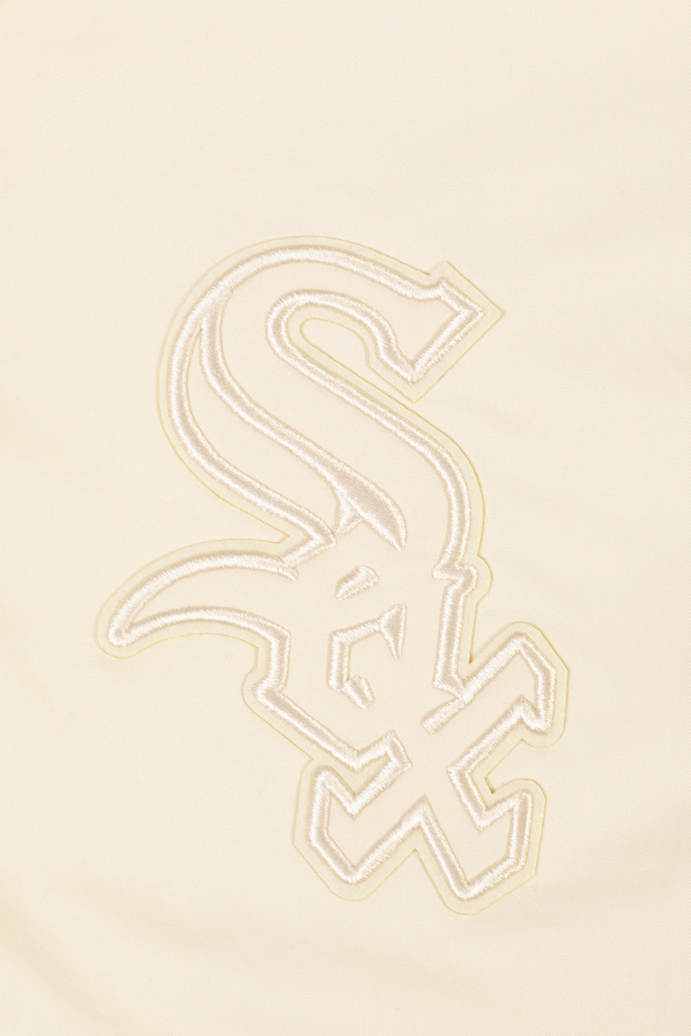 MLB CHICAGO WHITE SOX NEUTRAL MEN'S  TWILL JACKET (EGGSHELL)