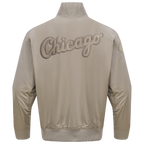 MLB CHICAGO WHITE SOX NEUTRAL MEN'S  TWILL JACKET (TAUPE)