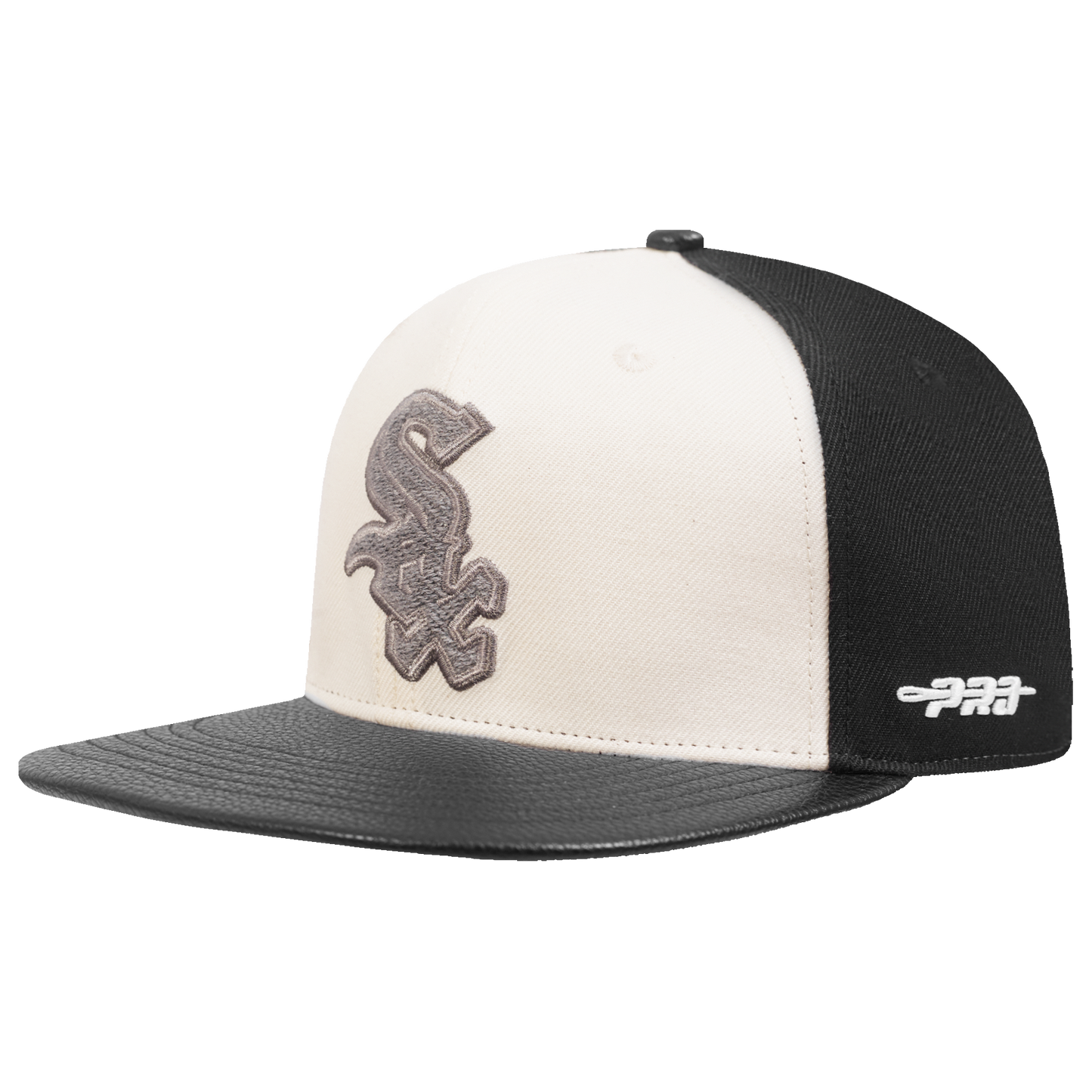 MLB CHICAGO WHITE SOX REVERSE FRENCH TERRY WOOL BLEND PRO SIX ST (EGGSHELL/ BLACK)