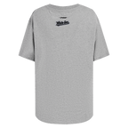 MLB CHICAGO WHITE SOX SCRIPT TAIL HAUT DE COUPE BOYFRIEND POUR FEMME (GRIS CHINÉ)