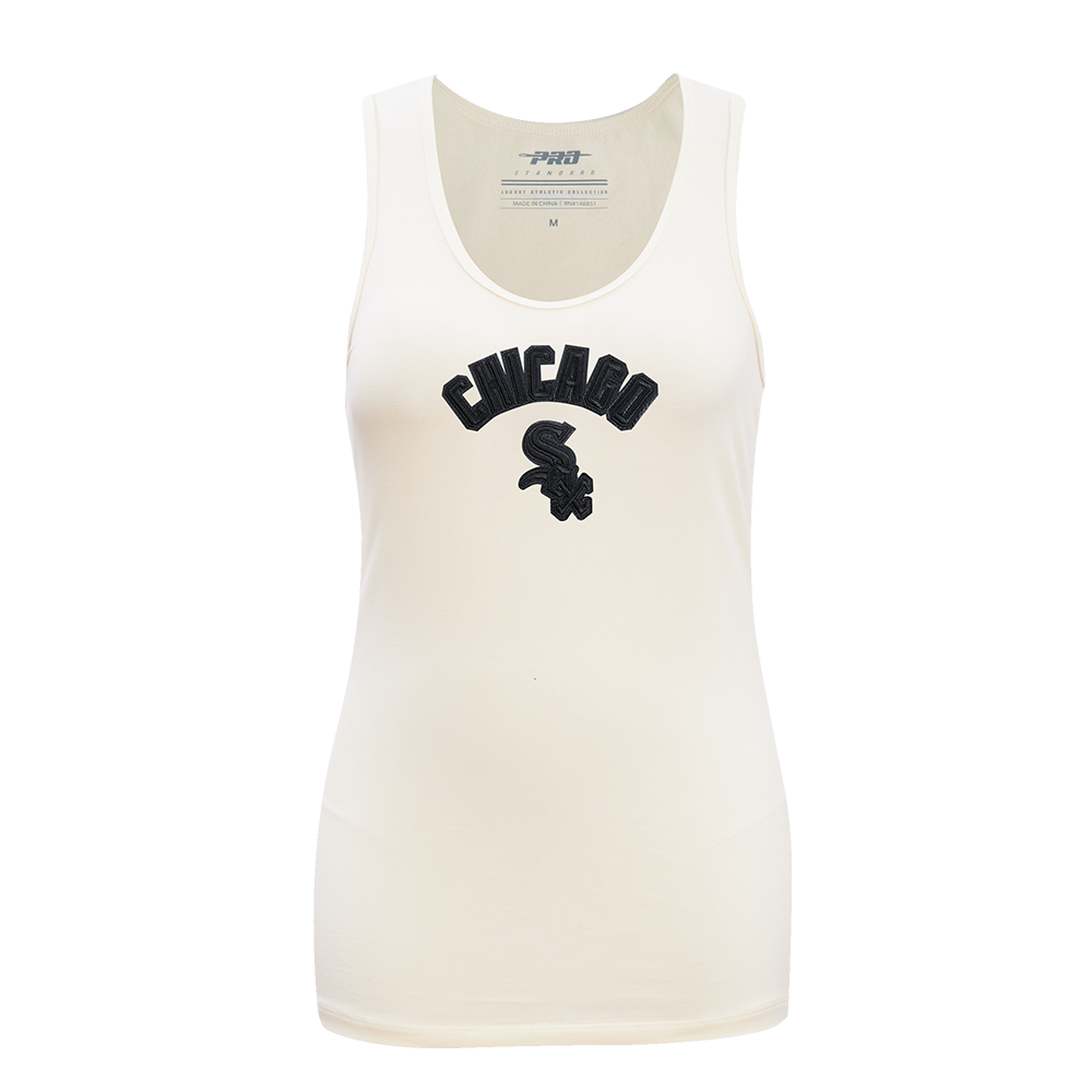 MLB CHICAGO WHITE SOX TRIPLE TONAL RELAXED FIT WOMEN'S RACERBACK (EGGSHELL)