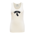 MLB CHICAGO WHITE SOX TRIPLE TONAL RELAXED FIT WOMEN'S RACERBACK (EGGSHELL)