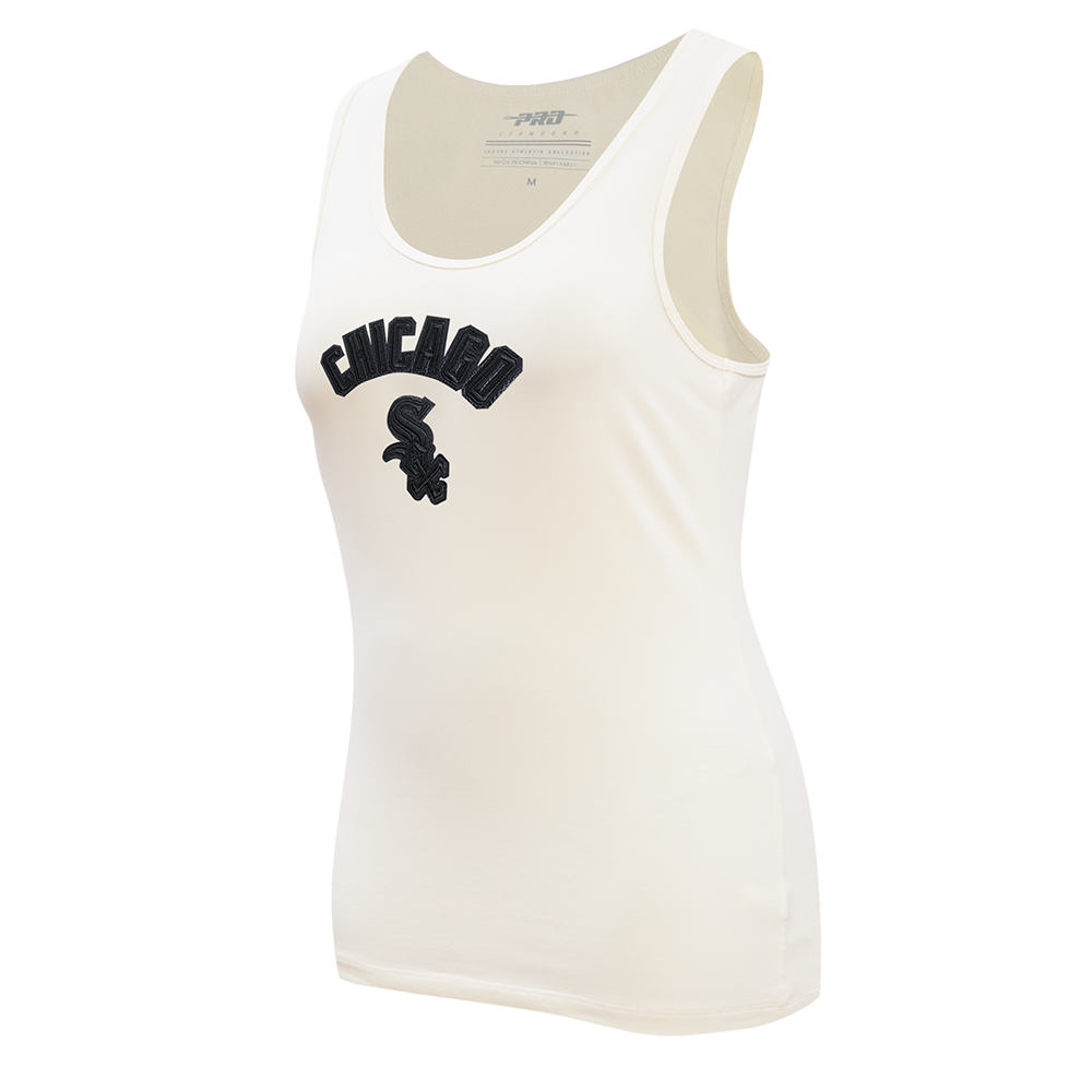 MLB CHICAGO WHITE SOX TRIPLE TONAL RELAXED FIT WOMEN'S RACERBACK (EGGSHELL)