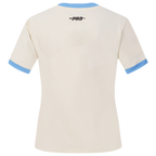 MLB CHICAGO WHITE SOX RETRO CASCADE HAUT À BORDURES CONTRASTANTES POUR FEMME (COQUILLE D'ŒUF/BLEU UNIVERSITÉ)