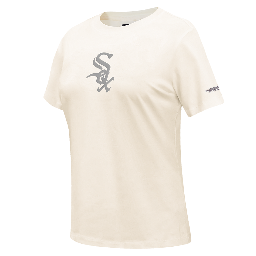 MLB CHICAGO WHITE SOX STREET TEAM WOMEN'S SJ SLIM FIT TOP (EGGSHELL)