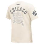 MLB CHICAGO WHITE SOX STREET TEAM WOMEN'S SJ SLIM FIT TOP (EGGSHELL)