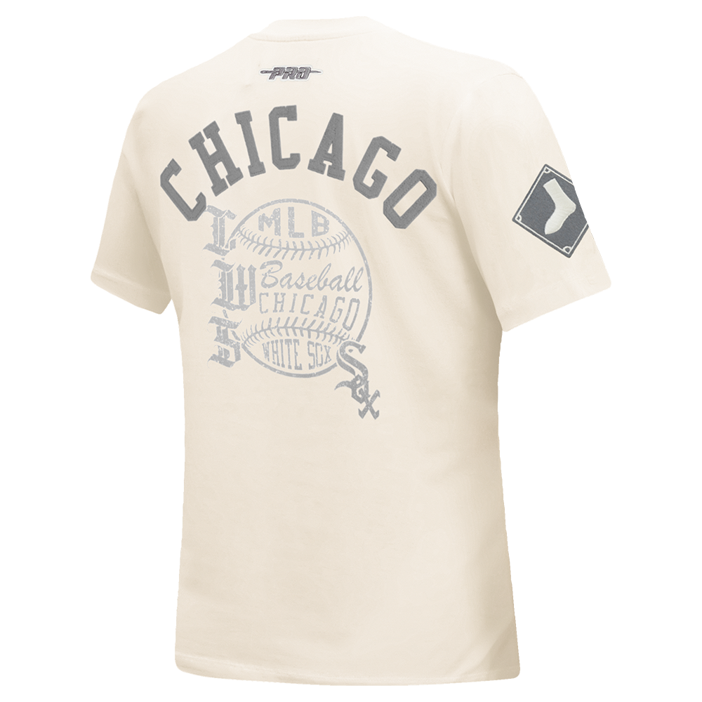 MLB CHICAGO WHITE SOX STREET TEAM WOMEN'S SJ SLIM FIT TOP (EGGSHELL)