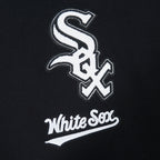 MLB CHICAGO WHITE SOX CLASSIC CHENILLE WOMEN'S SJ BOXY TOP (BLACK)