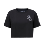 MLB CHICAGO WHITE SOX CLASSIC WOMEN'S BOXY TOP (BLACK)