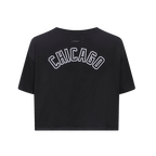 MLB CHICAGO WHITE SOX CLASSIC WOMEN'S BOXY TOP (BLACK)