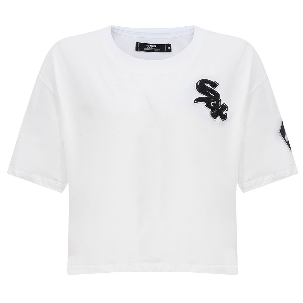 MLB CHICAGO WHITE SOX CLASSIC HAUT À COUPE CARRÉE POUR FEMME (BLANC)