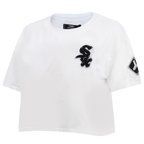 MLB CHICAGO WHITE SOX CLASSIC HAUT À COUPE CARRÉE POUR FEMME (BLANC)