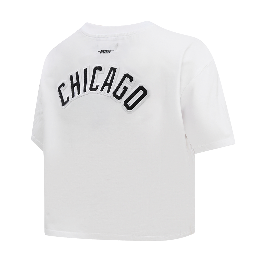 MLB CHICAGO WHITE SOX CLASSIC HAUT À COUPE CARRÉE POUR FEMME (BLANC)