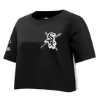 MLB CHICAGO WHITE SOX HAUT MASHUP À COUPE CARRÉE POUR FEMME (NOIR)
