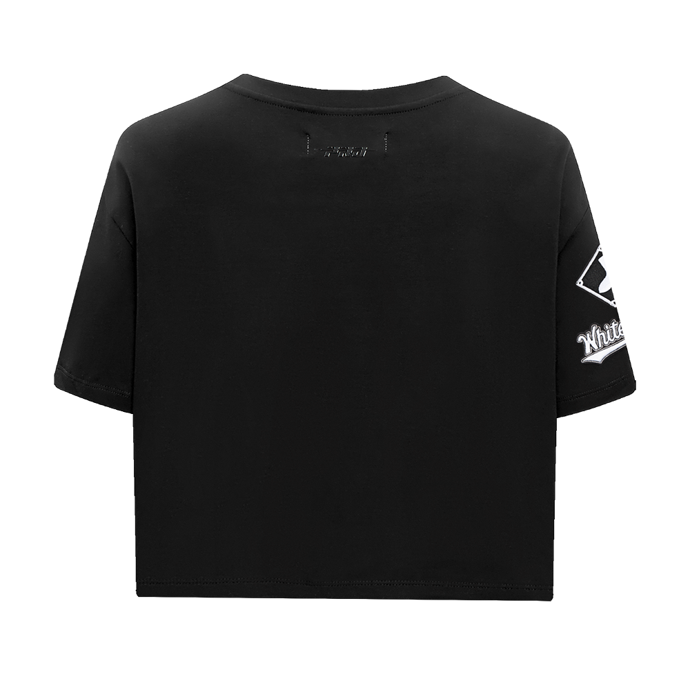 MLB CHICAGO WHITE SOX HAUT MASHUP À COUPE CARRÉE POUR FEMME (NOIR)