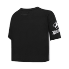 MLB CHICAGO WHITE SOX HAUT MASHUP À COUPE CARRÉE POUR FEMME (NOIR)