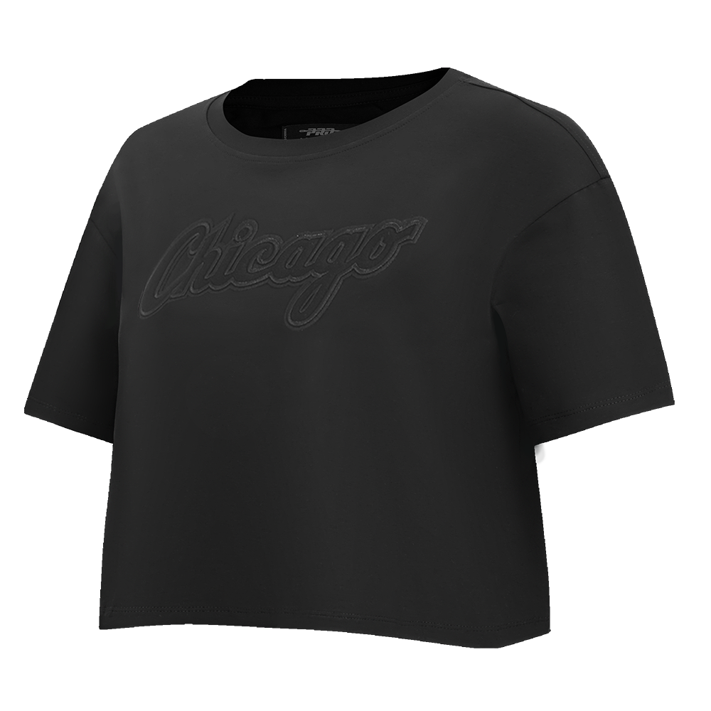 MLB CHICAGO WHITE SOX NEUTRAL WOMEN'S BOXY TOP (BLACK)