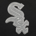 MLB CHICAGO WHITE SOX REVERSE FRENCH TERRY WOMEN'S BODYCON DRESS (BLACK)