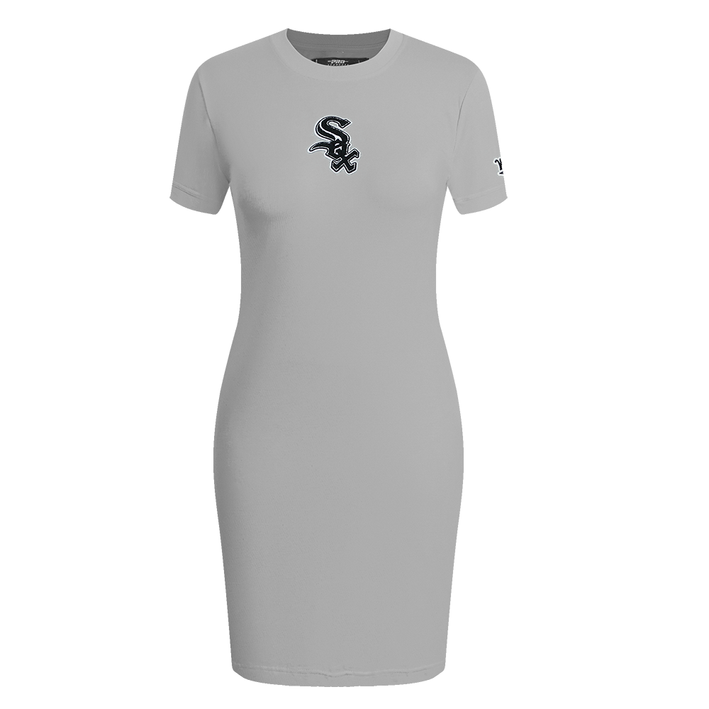 MLB CHICAGO WHITE SOX CLASSIC WOMEN'S BODYCON DRESS (HEATHER GREY)