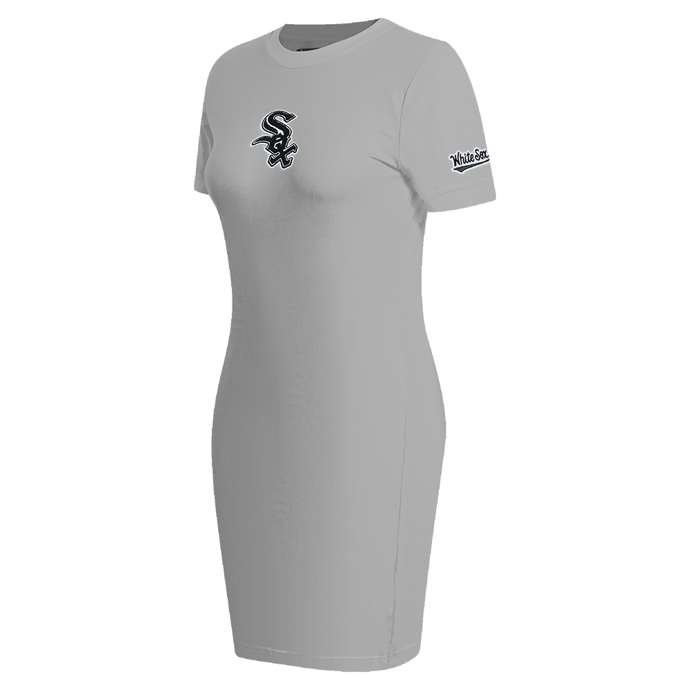 MLB CHICAGO WHITE SOX CLASSIC WOMEN'S BODYCON DRESS (HEATHER GREY)