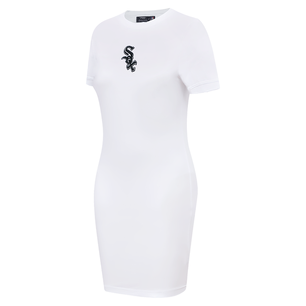 MLB CHICAGO WHITE SOX CLASSIC WOMEN'S BODYCON DRESS (WHITE)